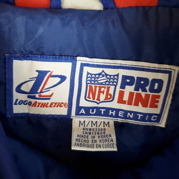 Vintage New England Patriots NFL Pro Line Windbreaker by Logo Athletic - Picture 4 of 10